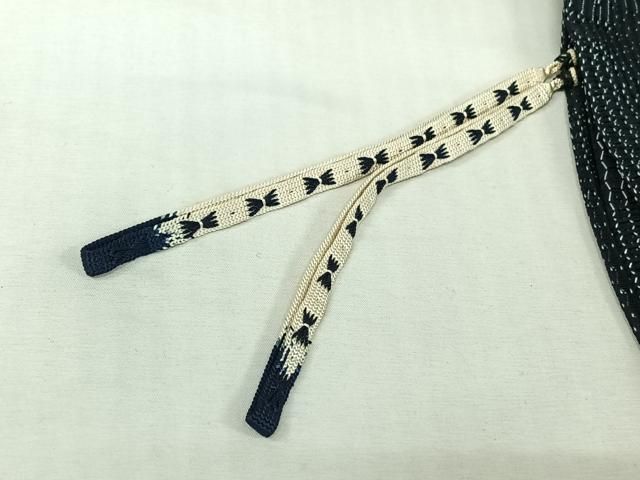 平和屋着物▽羽織　スリーシーズン　春夏秋　塵除け　楓文　黒地　正絹　逸品　AABN5053jh