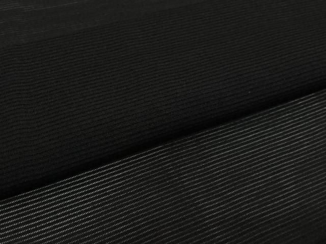 平和屋着物▽羽織　スリーシーズン　春夏秋　塵除け　黒地　正絹　逸品　AABN5092jh