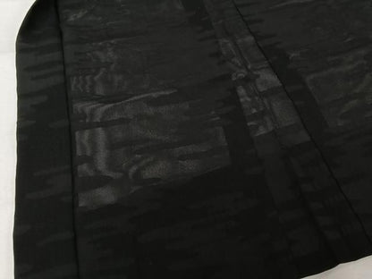 平和屋着物▽羽織　スリーシーズン　春夏秋　塵除け　霞文　黒地　正絹　逸品　AABN5103jh