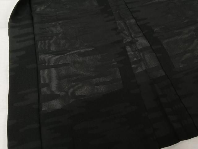 平和屋着物▽羽織　スリーシーズン　春夏秋　塵除け　霞文　黒地　正絹　逸品　AABN5103jh