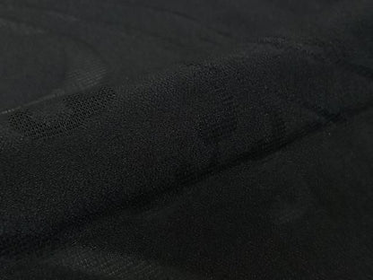 平和屋着物▽羽織　スリーシーズン　春夏秋　塵除け　流水文　黒地　正絹　逸品　AABN5109jh