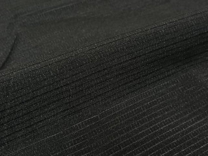 平和屋着物▽長羽織　スリーシーズン　春夏秋　塵除け　黒地　正絹　逸品　AABN5112jh