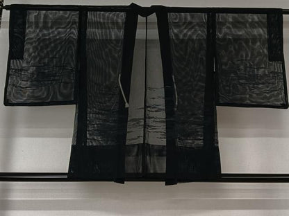平和屋着物▽羽織　スリーシーズン　春夏秋　塵除け　霞文　正絹　逸品　AABN5119jh