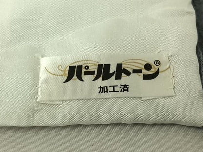 平和屋着物▽染色作家　藤井霞岳　小紋　単衣　絞り　舞花文　暈し染め　正絹　逸品　AABN5136jh