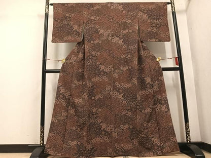 平和屋着物●二代目更甚　江戸更紗　小紋　更紗文　正絹　逸品　AABN5217ph