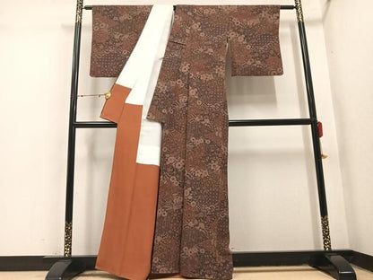平和屋着物●二代目更甚　江戸更紗　小紋　更紗文　正絹　逸品　AABN5217ph