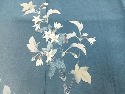 平和屋着物●京友禅伝統工芸士　坂東峰彩　訪問着　枝花文　暈し染め　正絹　逸品　AABN5250ph