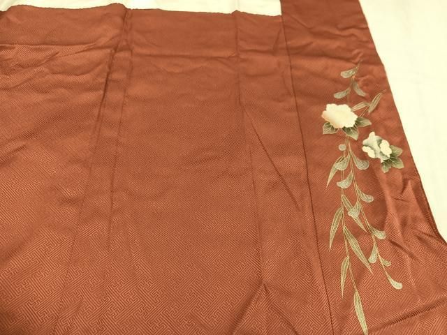 平和屋着物●訪問着　螺鈿　花蝶文　暈し染め　金彩　やまと誂製　正絹　逸品　AABN5260ph
