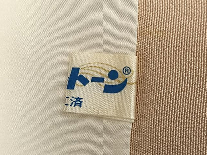 平和屋着物●訪問着　刺繍　色紙草花文　金彩　正絹　逸品　AABN5278ph