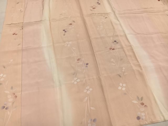 平和屋着物●長襦袢　無双仕立て　花間道　暈し染め　正絹　逸品　AABN5284ph
