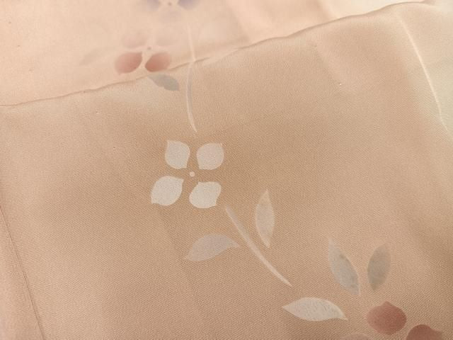 平和屋着物●長襦袢　無双仕立て　花間道　暈し染め　正絹　逸品　AABN5284ph