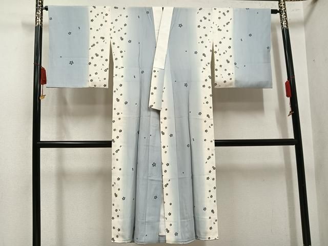 平和屋着物●長襦袢　無双仕立て　作家物　更紗間道　花小町　正絹　逸品　AABN5286ph
