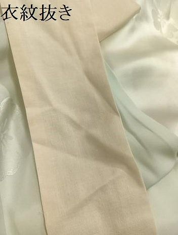 平和屋着物●長襦袢　無双仕立て　花地紋　暈し染め　正絹　逸品　AABN5287ph