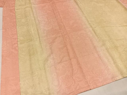 平和屋着物●長襦袢　無双仕立て　更紗地紋　暈し染め　やまと誂製　正絹　逸品　AABN5289ph