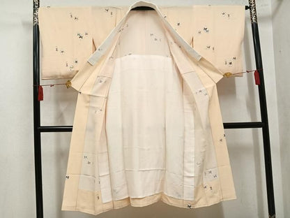 平和屋着物●長襦袢　無双仕立て　唐子　正絹　逸品　AABN5290ph