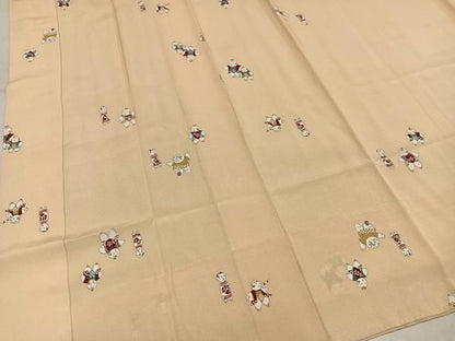 平和屋着物●長襦袢　無双仕立て　唐子　正絹　逸品　AABN5290ph