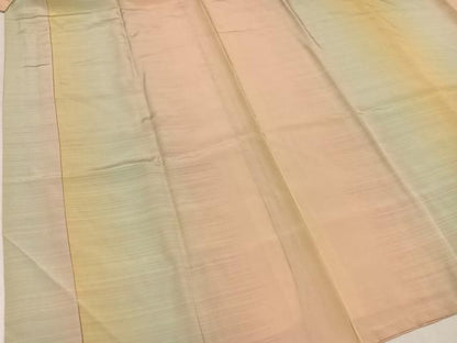 平和屋着物●長襦袢　袷　間道　暈し染め　正絹　逸品　AABN5291ph