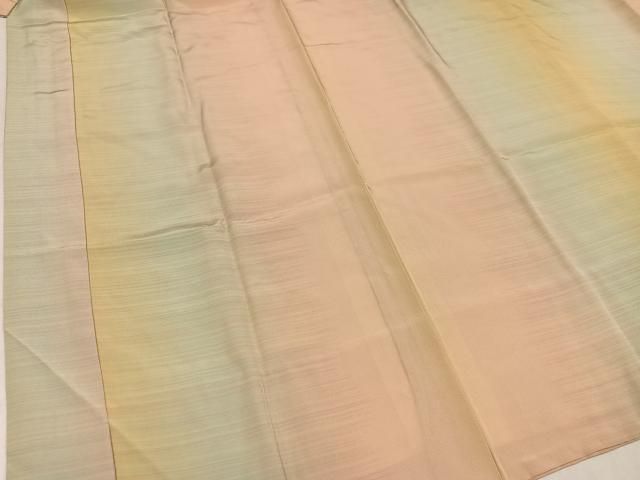 平和屋着物●長襦袢　袷　間道　暈し染め　正絹　逸品　AABN5291ph