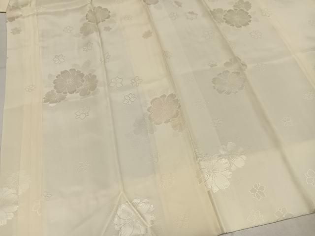 平和屋着物●長襦袢　花地紋　暈し染め　正絹　逸品　未使用　AABN5292ph