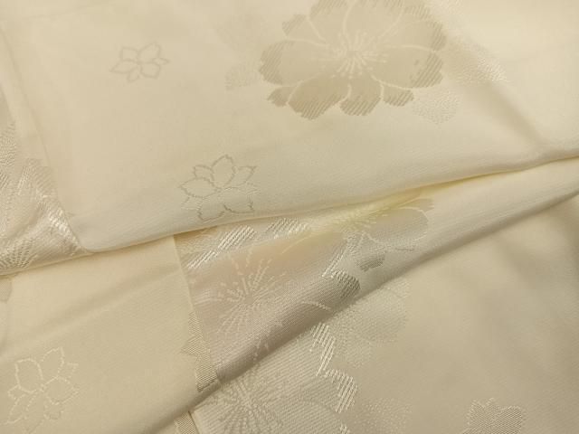 平和屋着物●長襦袢　花地紋　暈し染め　正絹　逸品　未使用　AABN5292ph