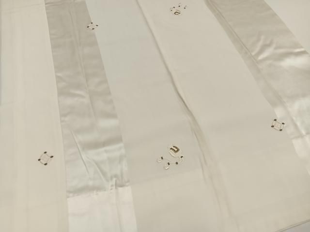 平和屋着物●長襦袢　無双仕立て　総刺繍　宝尽くし　金糸　正絹　逸品　AABN5295ph