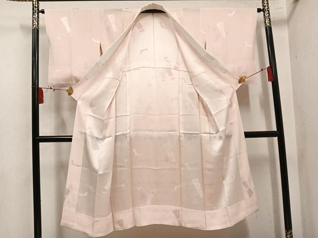 平和屋着物●長襦袢　無双仕立て　橘地紋　正絹　逸品　AABN5296ph