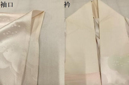 平和屋着物●長襦袢　無双仕立て　雲重ね地紋　暈し染め　ますいわ屋扱い　正絹　逸品　AABN5304ph