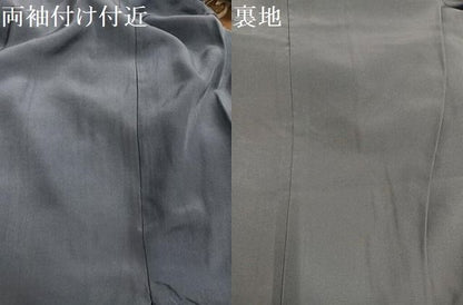 平和屋着物●男性　長襦袢　袷　絞り　唐獅子　正絹　逸品　AABN5307ph