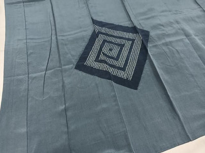 平和屋着物●男性　長襦袢　袷　絞り　唐獅子　正絹　逸品　AABN5307ph