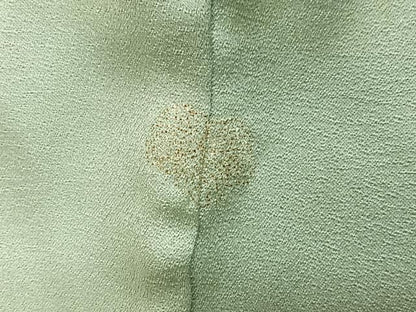 平和屋着物●訪問着　手描き　地紙草花文　暈し染め　金彩　正絹　逸品　AABN5313ph
