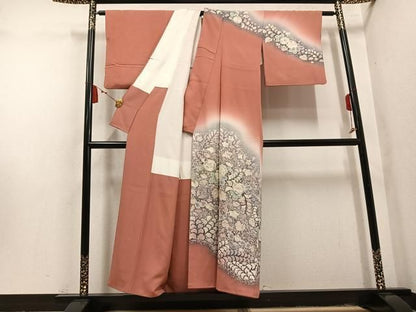 平和屋着物●越後十日町の一流染匠　桐屋・翠山工房　訪問着　辻が花　絞り　正絹　逸品　AABN5315ph