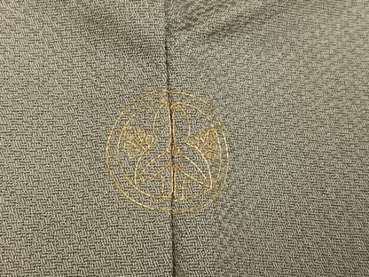 平和屋着物●豪華色留袖　蘇州刺繍　作家物　金糸　金彩　正絹　逸品　AABN5319ph