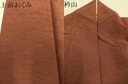 平和屋着物●江戸小紋　松文　正絹　逸品　AABN5340ph