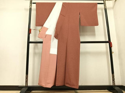 平和屋着物●江戸小紋　松文　正絹　逸品　AABN5340ph