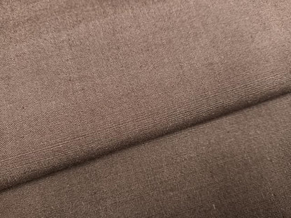 平和屋着物●上質な紬　色無地　銀煤竹色　正絹　逸品　AABN5351ph