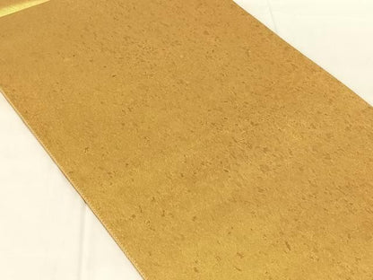 平和屋着物◎六通柄袋帯　螺鈿　ワンポイント　南天文　金糸　金彩　引箔　正絹　逸品　AABN5384dk