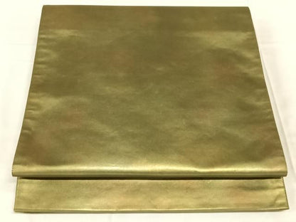 平和屋着物◎六通柄袋帯　霞文　引箔　正絹　逸品　AABN5402dk