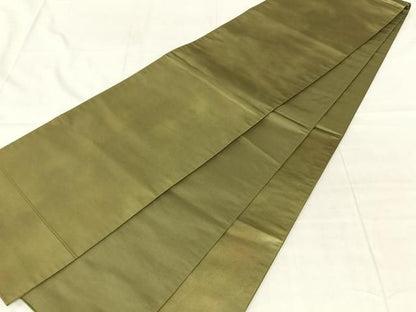 平和屋着物◎六通柄袋帯　霞文　引箔　正絹　逸品　AABN5402dk