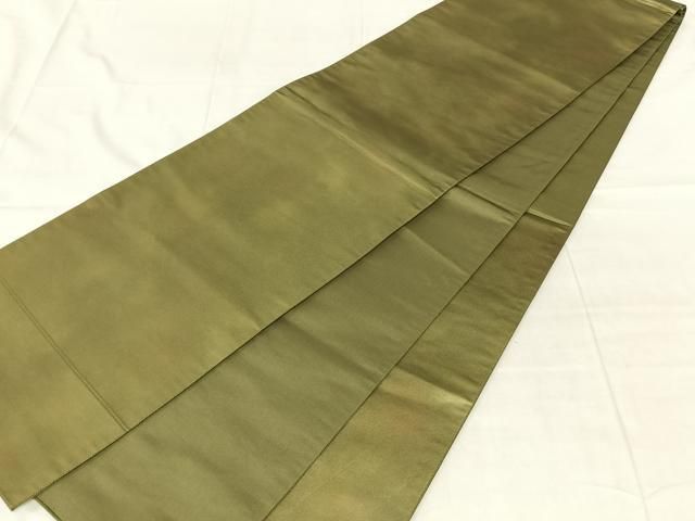 平和屋着物◎六通柄袋帯　霞文　引箔　正絹　逸品　AABN5402dk