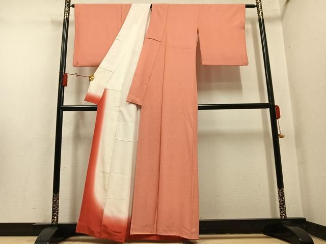 平和屋着物●江戸小紋　鮫小紋柄　正絹　逸品　AABN5726ph