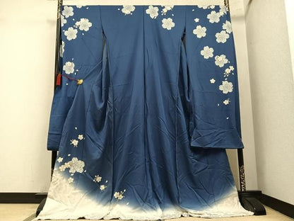 平和屋着物●豪華振袖　舞桜文　仮絵羽　逸品　未使用　AABN5753ph