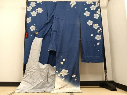 平和屋着物●豪華振袖　舞桜文　仮絵羽　逸品　未使用　AABN5753ph