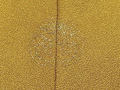平和屋着物●訪問着　刺繍　草花文　暈し染め　金彩　正絹　逸品　AABN5783ph