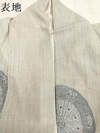 平和屋着物●本場結城紬　重要無形文化財　100亀甲　飛び亀甲　源氏車文　モロ入り　奥順織物謹製　証紙付き　正絹　逸品　AABN5817ph