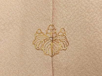 平和屋着物●中国三大刺繍　スワトウ刺繍　汕頭刺繍　総刺繍　訪問着　飾花文　暈し染め　金糸　正絹　逸品　AABN5821ph