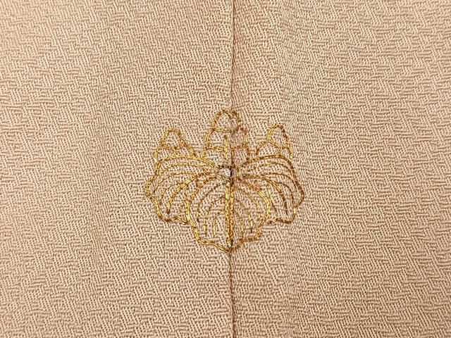 平和屋着物●中国三大刺繍　スワトウ刺繍　汕頭刺繍　総刺繍　訪問着　飾花文　暈し染め　金糸　正絹　逸品　AABN5821ph