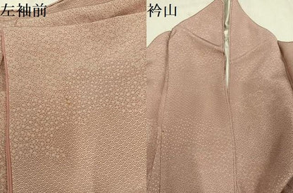 平和屋着物●江戸小紋　寄せ小紋柄　白川翠峯作　反端付き　正絹　逸品　AABN5824ph