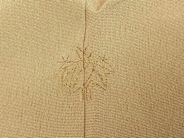 平和屋着物●中国三大刺繍　スワトウ刺繍　汕頭刺繍　総刺繍　訪問着　色紙草花文　暈し染め　金糸　正絹　逸品　AABN5832ph