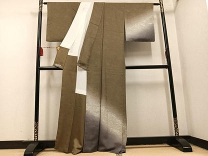 平和屋着物●訪問着　墨流し文様　正絹　逸品　未使用　AABN5850ph