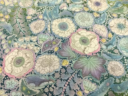 平和屋着物●豪華振袖　辻が花　絞り　銀通し地　仮絵羽　逸品　未使用　AABN5852ph